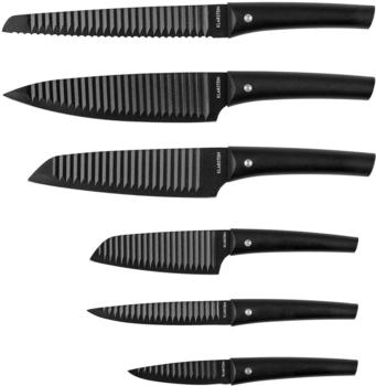 Klarstein Messerset 7-teilig schwarz
