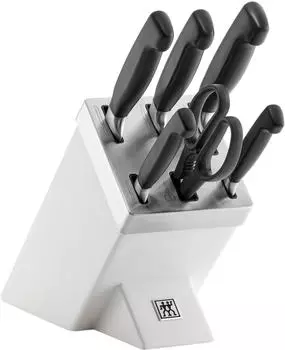 ZWILLING Vier Sterne Selbstsch&auml;rfender Messerblock 7-teilig (35148-207-0)