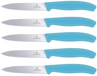 Victorinox 5-tlg Gem&uuml;semesser Set Swiss Classic Limited Edition Karibikblau...
