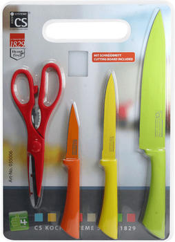 CS Kochsysteme Good4U Messer-Set 5 tlg. mit Schere