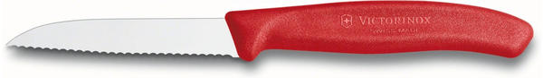 Victorinox SwissClassic Gemüsemesser Wellenschliff gerader Schnitt 8 cm rot (6.7431)