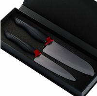 KYOCERA Messer-Set "SHIN" Gem&uuml;se-/Santokumessser, extrem scharfe Klinge,