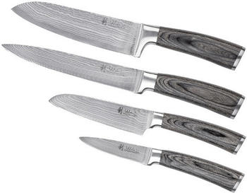 Wakoli Edis Damastmesser-Set 4 tlg.