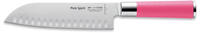 DICK 81742182K-79, DICK Pink Spirit Santoku Kullenschliff L= 18 cm