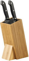 Zeller Present Messerblock, Natur, Holz, Bambus, 16x11x26 cm, ohne Schlitze,...