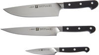 Zwilling Messer-Set "Pro" Edelstahl 18/10, aus einem St&uuml;ck geschmiedet
