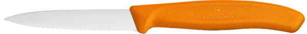 Victorinox SwissClassic Gemüsemesser Wellenschliff mittelspitze Klinge 8 cm orange (6.7636.L119)