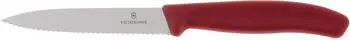 Victorinox SwissClassic Gem&uuml;semesser Wellenschliff mittelspitze Klinge 10 cm rot (6.7731)