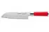 Red Spirit Santoku mit Kullenschliff