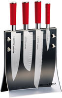 Dick 81772000-05, Fr. Dick Red Spirit Messerblock Acryl best&uuml;ckt mit 4-tlg.