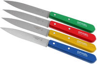 Opinel Gem&uuml;semesser No 112 Classic, Set, 9,6 cm Edelstahlklinge, Buchenholzgriff, 4
