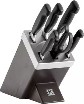 ZWILLING Vier Sterne Selbstschärfender Messerblock 7-tlg. (35145-000-0) Esche ZWILLING Vier Sterne Selbstschärfender Messerblock 7-tlg. (35145-000-0) Esche