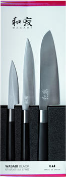 KAI Wasabi Black Santoku Messerset (37S-310)