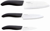 KYOCERA Messer-Set "GEN" extrem scharfe Hochleistungskeramik-Klinge