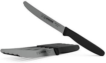 Giesser Tomatenmesser Set 6-teilig schwarz