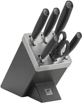 Zwilling ZWILLING All Star Messerblockset mit KiS Technologie 7-teilig anthrazit