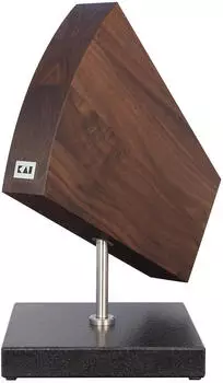 KAI Europe KAI Drehbarer magnetischer Messerblock walnuss