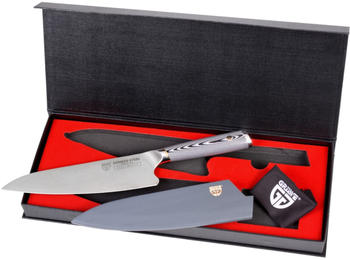 Gräwe Kochmesser Spezialstahl schwarz/grau