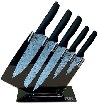 Starlyf Messerset 6-tlg. mit Messerständer Jade Knife Series + Stand