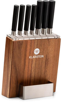 Klarstein Kitano Messerset mit Block (8-tlg.)