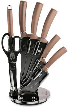 BerlingerHaus Professionelles Küchenmesser-Set (8-tlg.) rose gold