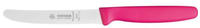 Giesser Messer Allzweckmesser 11 cm Klingenl&auml;nge mit Wellenschliff Pink -