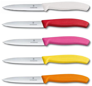 Victorinox Swiss Classic glatte Klinge 5er Set (10 cm) bunt