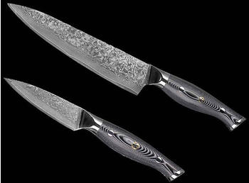 Muxel Messer Set Damast 2-tlg.