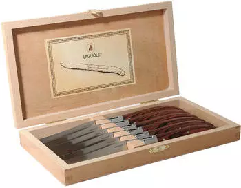 Laguiole L&acute;Eclair 6er Set inkl. Holzbox