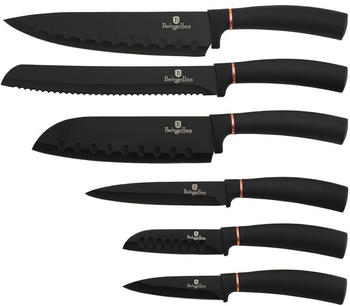 BerlingerHaus Messer-Set 6-tlg. Black Rose Collection