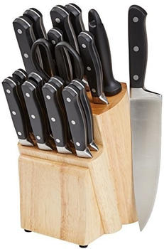 AmazonBasics Premium Messerblock 18-teiliges