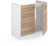 VICCO Spülenunterschrank R-Line 80 cm Weiß/Sonoma modern Arbeitsplatte