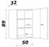 Flex-Well Hängeschrank Vintea 50x89 cm magnolia matt