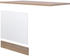 Flex-Well Geschirrspülerpaket Samoa weiß/Eiche inkl. Sockelleiste und Arbeitsplatte
