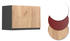 VICCO Hängeschrank R-Line 60 cm Anthrazit/Eiche flach grifflos