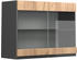 VICCO Glashängeschrank R-Line 80 cm Anthrazit/Eiche grifflos