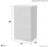 Flex-Well Oberschrank Valero 50cm weiß Hochglanz/Sonoma Eiche