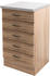 Flex-Well Schubkastenschrank Oslo 50cm Sonoma Eiche