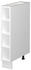 VICCO Regalunterschrank Fame-Line 15 cm Weiß modern offen