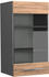 VICCO Glashängeschrank Fame-Line 40 cm Anthrazit/Eiche modern
