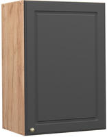 Vicco H&auml;ngeschrank K&uuml;chenschrank K&uuml;chenm&ouml;bel Fame-Line Eiche Anthrazit-Gold