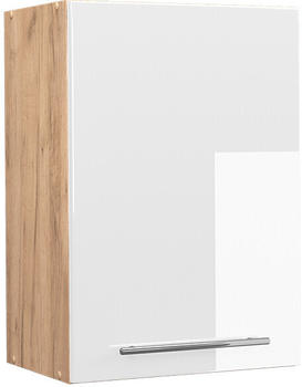 VICCO H&auml;ngeschrank Fame-Line 50 cm Eiche/Wei&szlig; Hochglanz modern