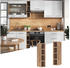 VICCO Regalhängeschrank Fame-Line 15 cm Eiche modern offen