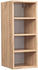 VICCO Regalhängeschrank Fame-Line 30 cm Eiche modern offen