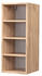 VICCO Regalhängeschrank Fame-Line 30 cm Eiche modern offen