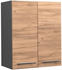 VICCO Hängeschrank Fame-Line 60 cm Anthrazit/Eiche modern