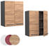 VICCO Hängeschrank Fame-Line 60 cm Anthrazit/Eiche modern