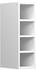VICCO Regalhängeschrank R-Line 20 cm Weiß modern offen
