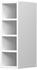 VICCO Regalhängeschrank R-Line 20 cm Weiß modern offen