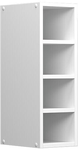 VICCO Regalhängeschrank R-Line 20 cm Weiß modern offen